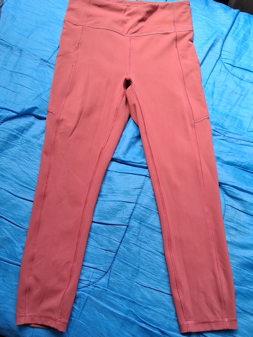 lululemon athletica High-Rise Leggings W/pockets in Rose Clay Size 6